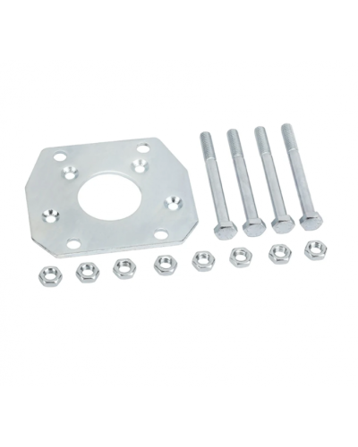 Пластина монтажная с анкерами для стойки Faac 737100 в Пятигорске Запчасти для шлагбаумов и автоматики Pintop.ru