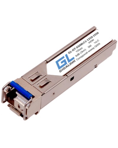 Модуль SFP WDM Gigalink GL-OT-SG08LC1-1310-1550-D GL-10TLC-D в Пятигорске Модули SFP/XFP/GBIC Pintop.ru