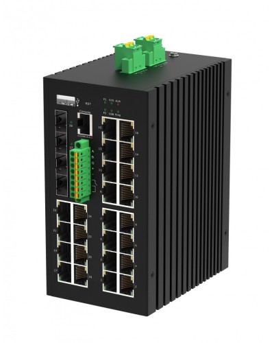 Управляемый промышленный L2+ коммутатор Gigalink GL-SW-G207-24P4ST-I в Пятигорске Коммутаторы Pintop.ru