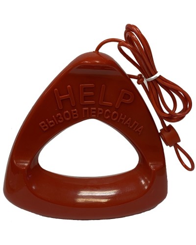 Дополнительная ручка красного цвета со шнуром красного цвета Hostcall MP-060W1 в Пятигорске Система оповещения и трансляции Hostcall Pintop.ru