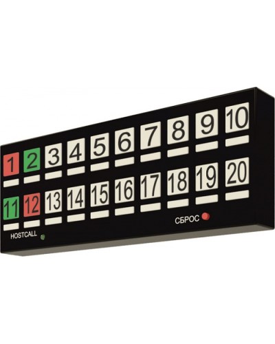 Табло отображения Hostcall MP-730W2 в Пятигорске Система оповещения и трансляции Hostcall Pintop.ru