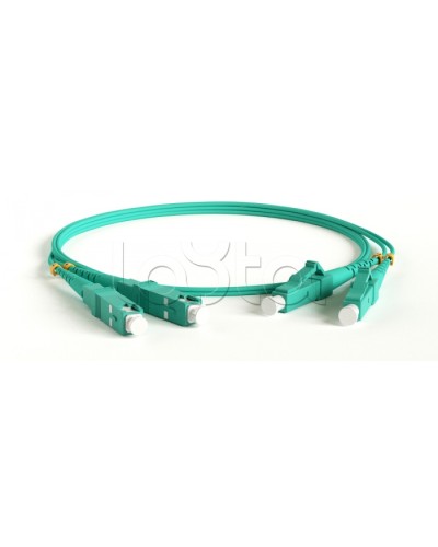 Патч-корд волоконно-оптический Hyperline FC-D2-503-FC/PR-LC/PR-H-1M-LSZH-AQ в Пятигорске Патч-корды оптические Pintop.ru