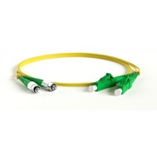 Патч-корд волоконно-оптический Hyperline FC-D2-9-FC/AR-LC/AR-H-10M-LSZH-YL