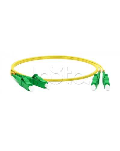 Патч-корд волоконно-оптический Hyperline FC-D2-9-LC/AR-LC/AR-H-3M-LSZH-YL в Пятигорске Патч-корды оптические Pintop.ru