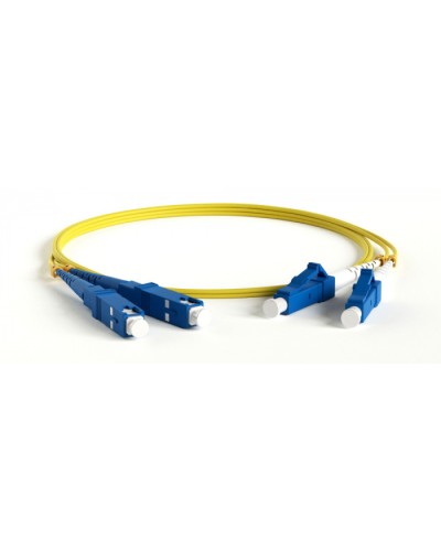 Патч-корд волоконно-оптический Hyperline FC-D2-9-LC/UR-SC/UR-H-0.5M-LSZH-YL в Пятигорске Патч-корды оптические Pintop.ru