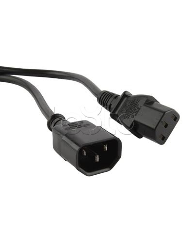 Кабель питания монитор-компьютер Hyperline PWC-IEC13-IEC14-5.0-BK в Пятигорске Патч-корды и пигтейлы Pintop.ru