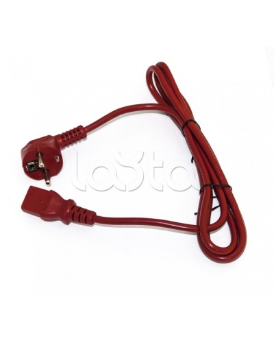 Кабель питания компьютера Hyperline PWC-IEC13-SHM-1.8-RD в Пятигорске Патч-корды и пигтейлы Pintop.ru