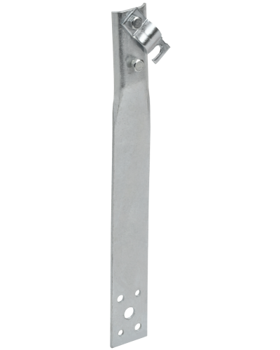 Держатель проводника круглого 6-10мм винтовой прямой h=150мм оцинкованная сталь IEK (ZDP86-11-1-16-150) в Пятигорске Крепеж Pintop.ru