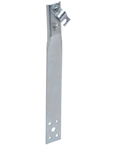 Держатель проводника круглого 6-10мм винтовой прямой h=60мм оцинкованная сталь HDZ IEK (ZDP86-14-1-16-60) в Пятигорске Крепеж Pintop.ru