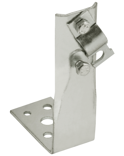 Держатель проводника круглого 6-10мм винтовой угловой h=80мм нержавеющая сталь IEK (ZDP87-20-1-16-80) в Пятигорске Крепеж Pintop.ru