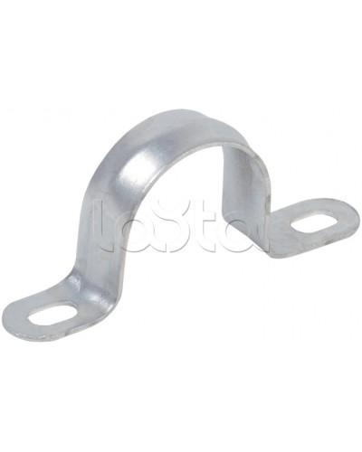 Скоба двухлапковая d31-32 IEK CMAT11-31-100 в Пятигорске Держатели, клипсы, скобы Pintop.ru