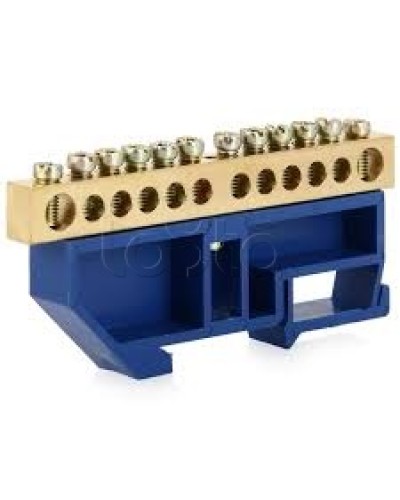 Шина нулевая с DIN-изолятором ШНИ-8x12-10-Д-С IEK YNN10-812-10D-K07 в Пятигорске Клеммные колодки Pintop.ru