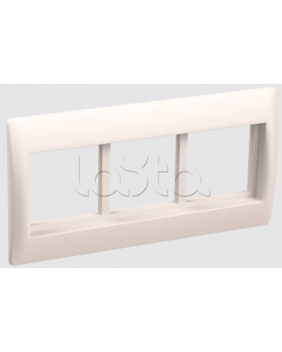 Рамка и суппорт на 6 модулей 45×45 для к/к 100×60 и 100×40 IEK (CKK-40D-RSU6-075-K01) в Пятигорске Аксессуары для кабель-канала Pintop.ru