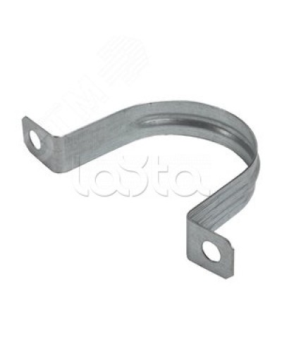 Скоба металлическая двухлапковая d48-50 мм IEK (CMAT11-48-050) в Пятигорске Держатели, клипсы, скобы Pintop.ru