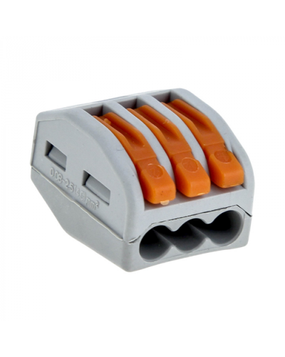 Строительно-монтажная клемма СМК 222-413 IEK (UKZ-001-413) в Пятигорске Клеммные колодки Pintop.ru