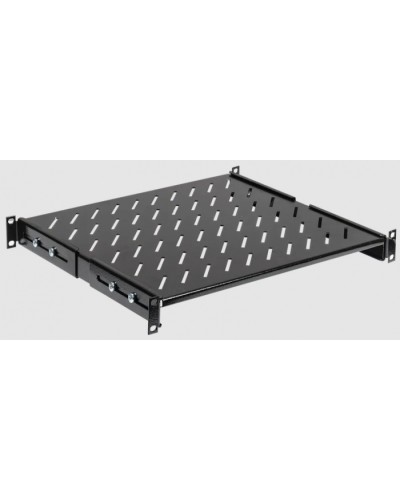 Полка стационарная L=400мм черная ITK FS05-400PI-R в Пятигорске Полки для шкафов и стоек Pintop.ru