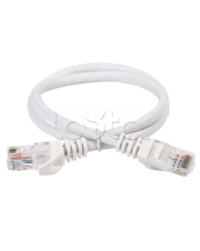 Коммутационный шнур (патч-корд) кат.5E UTP 0,5м белый ITK (PC08-C5EU-05M) в Пятигорске Патч-корды и пигтейлы Pintop.ru