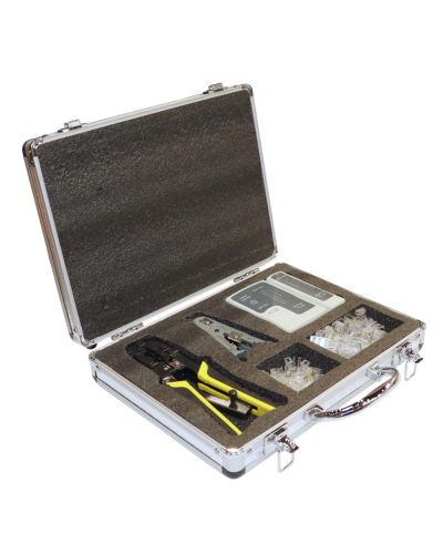 Набор инструментов для изготовления и тестирования патч-кордов LANMASTER LAN-NT-TK/PATCH-TST в Пятигорске Аксессуары для стоек и шкафов Pintop.ru