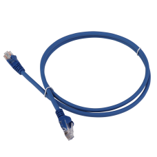 Патч-корд LANMASTER LSZH UTP кат.5e, 2.5 м, синий LANMASTER LAN-PC45/U5E-2.5-BL