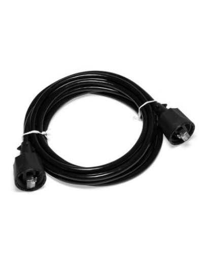 Патч-корд индустриальный RJ45 - RJ45, 4 пары, FTP, категория 6, 2 м, черный LANMASTER LAN6-S45-45-2.0-WP в Пятигорске Патчкорды (медные) Pintop.ru