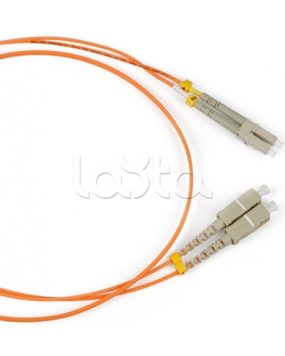 Патч-корд оптический LANMASTER LAN-LC-SC/OM2-5.0 в Пятигорске Патч-корды и пигтейлы Pintop.ru