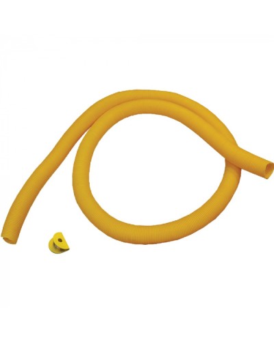 Гофротруба 42 мм для кабельного спуска, с разрезом, 3 метра, желтая LANMASTER (LAN-OT-TUBE-42) в Пятигорске Аксессуары для лотков Pintop.ru