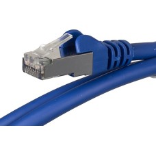 Патч-корд RJ45 - RJ45, 4 пары, FTP, категория 5е, 10 м, синий, LSZH LANMASTER LAN-PC45/S5E-10-BL
