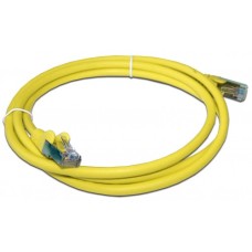 Патч-корд RJ45 - RJ45, 4 пары, FTP, категория 6, 0.5 м, желтый, LSZH LANMASTER LAN-PC45/S6-0.5-YL