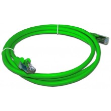 Патч-корд RJ45 - RJ45, 4 пары, FTP, категория 6A, 1.5 м, зеленый, LSZH LANMASTER LAN-PC45/S6A-1.5-GN