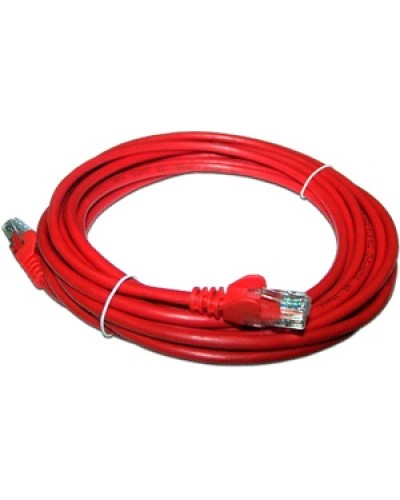 Патч-корд RJ45 - RJ45, 4 пары, UTP, категория 5е, 7 м, красный, LSZH LANMASTER LAN-PC45/U5E-7.0-RD в Пятигорске Патч-корды и пигтейлы Pintop.ru