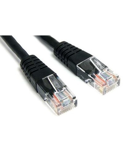 Патч-корд RJ45 - RJ45, 4 пары, UTP, категория 6, 2 м, черный, LSZH LANMASTER LAN-PC45/U6-2.0-BK в Пятигорске Патч-корды и пигтейлы Pintop.ru