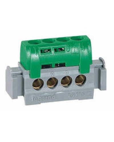 Клеммник зеленый 4х1.5-16 мм2 LEGRAND 004830 в Пятигорске Клеммные колодки Pintop.ru