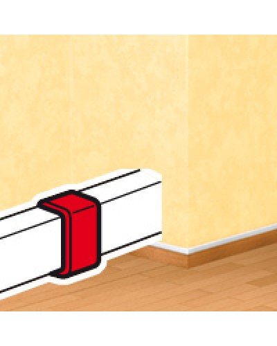 Накладка на стык DLPlus 60х16/20 белый Legrand (033608) в Пятигорске Аксессуары для кабель-канала Pintop.ru