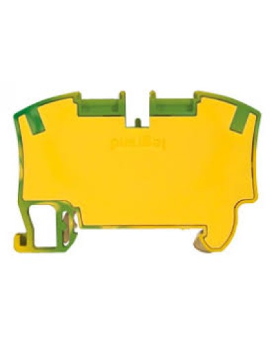 Пружинная клемма Viking 3 заземляющая однополюсная 2 проводника шаг 8 мм желто-зеленый Legrand 037272 в Пятигорске Клеммные колодки Pintop.ru