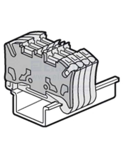 Торцевая крышка Viking 3 для пружинных клемм с шагом 5 мм двухъярусных Legrand 037589 в Пятигорске Клеммные колодки Pintop.ru