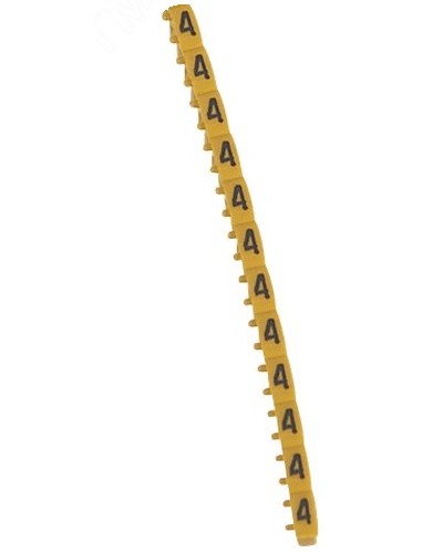 Маркер 4 0,15/0,5 ЖЛТ CAB3 Legrand 038104 в Пятигорске Аксессуары для кабель-канала Pintop.ru