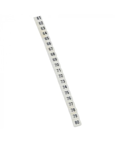 Маркер CAB3 цифры 61-80 Legrand 038153 в Пятигорске Аксессуары для кабель-канала Pintop.ru