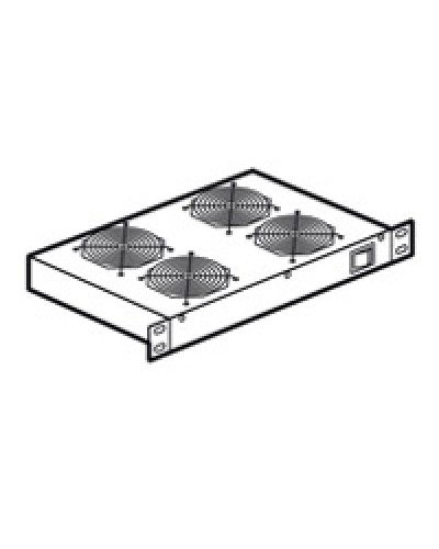 Полка с 4 вентиляторами высотой 1U Legrand 046490 в Пятигорске Полки для шкафов и стоек Pintop.ru