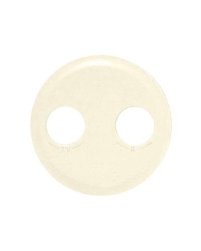 Лицевая панель для розетки TV/FM слоновая кость Celiane Legrand 066232 в Пятигорске Аксессуары для кабель-канала Pintop.ru