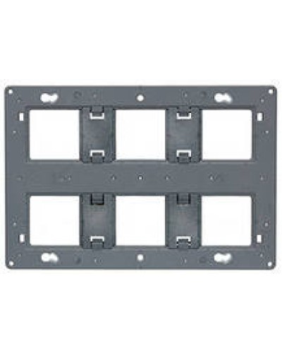 Суппорт Mosaic на 2x6, 2x8 или 2x3x2 модулей LEGRAND 080266 в Пятигорске Аксессуары для кабель-канала Pintop.ru