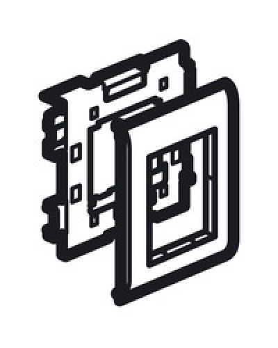 Суппорт Mosaic на 2 модуля 110 мм METRA Legrand (638086) в Пятигорске Аксессуары для кабель-канала Pintop.ru