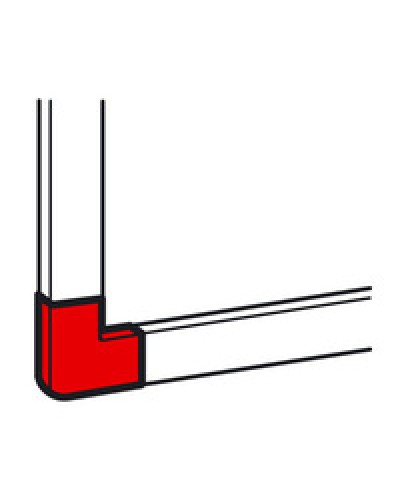 Угол плоский для кабель-канала METRA 15x10 Legrand (638103) в Пятигорске Аксессуары для кабель-канала Pintop.ru
