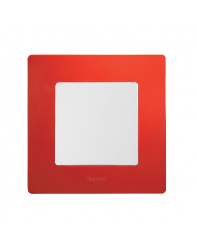 Рамка 1 пост Etika красный Legrand 672531 в Пятигорске Аксессуары для кабель-канала Pintop.ru