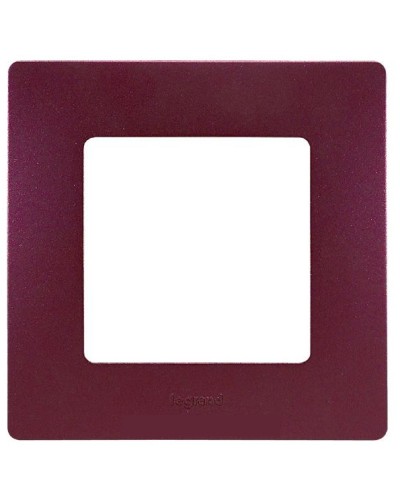 Рамка 1 пост Etika сливовый Legrand 672561 в Пятигорске Аксессуары для кабель-канала Pintop.ru