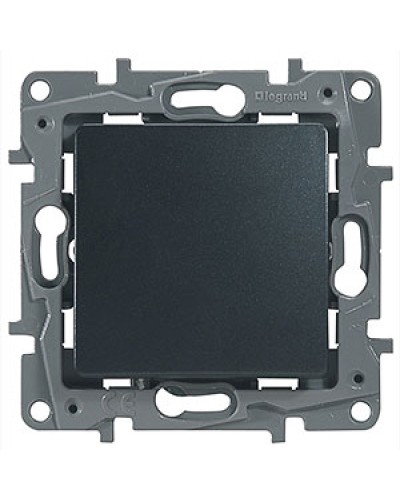 Выключатель без фиксации с Н.О./Н.З. контактом 6 A 250 В антрацит Etika Plus Legrand 672614 в Пятигорске Аксессуары для кабель-канала Pintop.ru