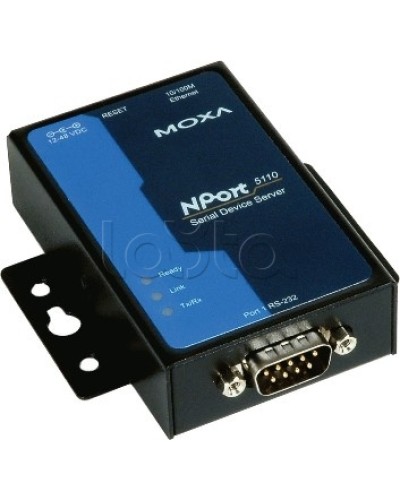 Сервер 1-портовый RS-232 в Ethernet Moxa NPort 5110-T в Пятигорске Дополнительное оборудование для ОПС Pintop.ru