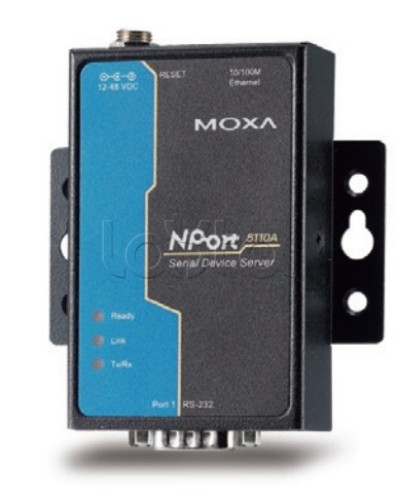 Сервер 1-портовый RS-232 в Ethernet Moxa NPort 5110A-T в Пятигорске Дополнительное оборудование для ОПС Pintop.ru