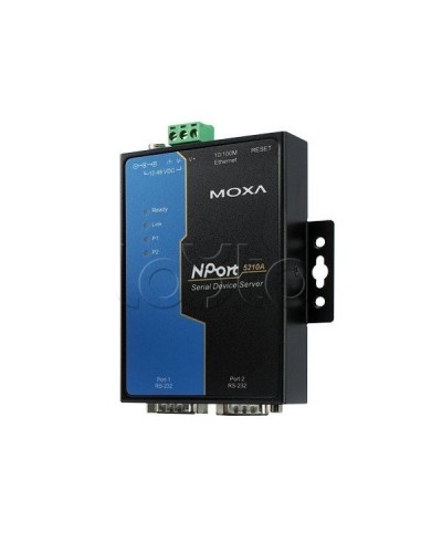 Сервер 2-портовый RS-232 в Ethernet Moxa NPort 5210A-T в Пятигорске Дополнительное оборудование для ОПС Pintop.ru