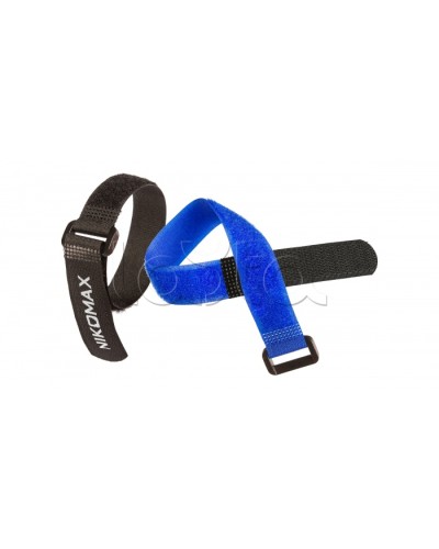 Стяжка-липучка NIKOMAX NMC-CTV290-20-HB-GN-10 (10шт) в Пятигорске Стяжки-хомуты Pintop.ru