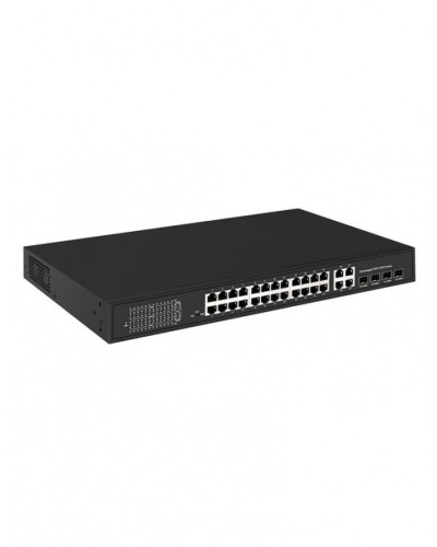 PoE коммутатор Fast Ethernet на 24 x RJ45 портов + 4 x GE Combo uplink порта NST NS-SW-24F4G-P в Пятигорске Коммутаторы Pintop.ru